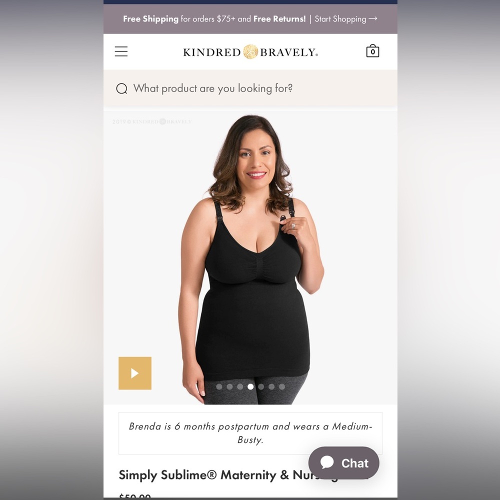 🥰 2/$25 Kindred Bravely simply sublime nursing tank